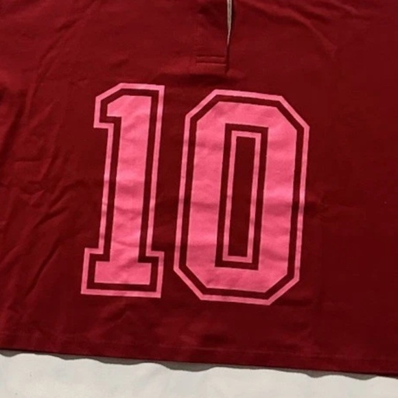 New Target Varsity 
Long sleeve soft polo 
Number 10 Crop style top - Picture 6 of 9